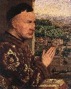 EYCK, Jan van The Virgin of Chancellor Rolin (detail) dsgs oil painting reproduction